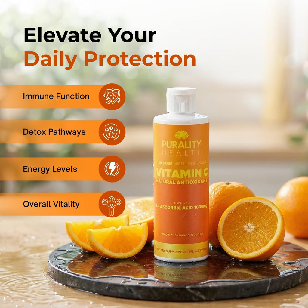 PURALITY HEALTH Liposomal Vitamin C 1000mg Liquid - 8 Fl Oz - image 2