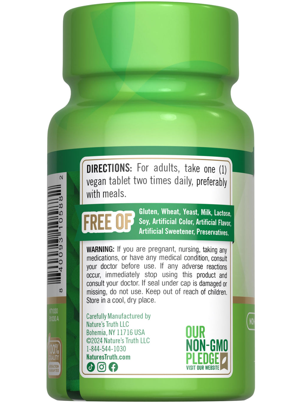 Nature's Truth Vitamin B1 100mg Thiamine - 100 Tablets - image 7