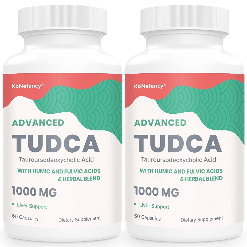 KoNefancy TUDCA Bile Salts with Milk Thistle Liver Supplements