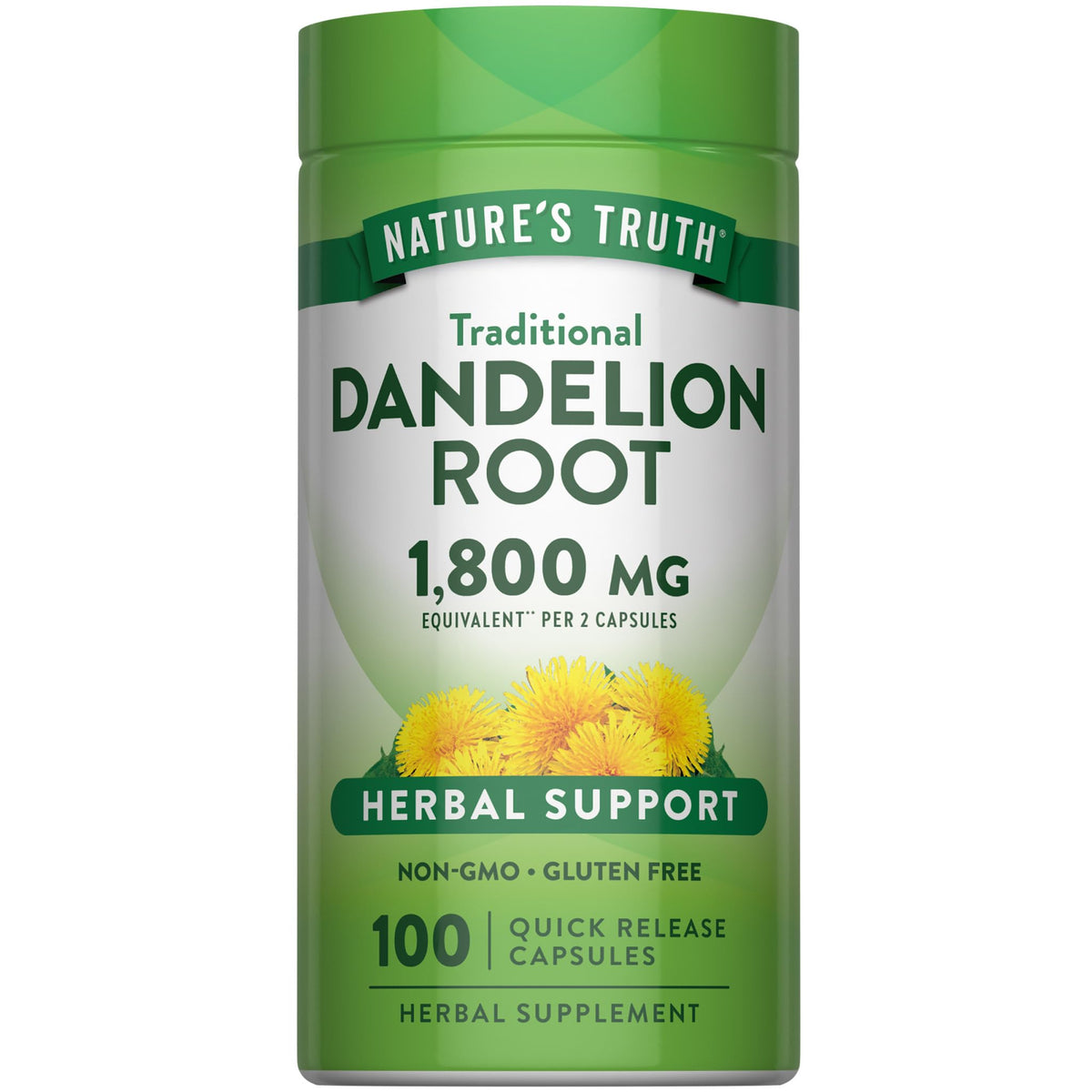 Nature's Truth Dandelion Root Capsules - 100 Count