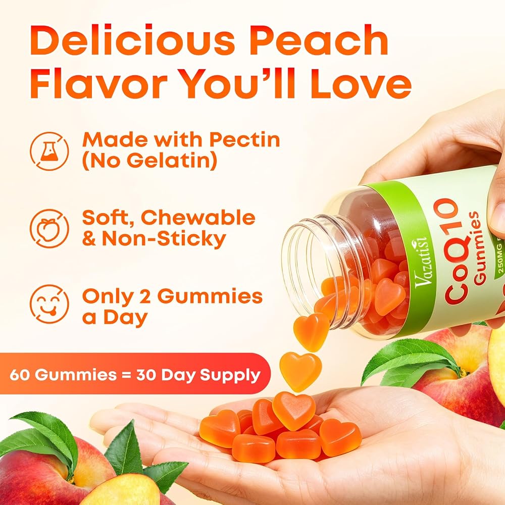 Vazatisi CoQ10 Gummies with Omega 3