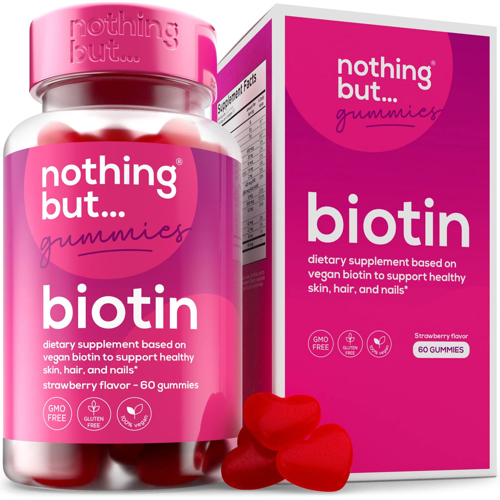 nothing BUT nutrition Biotin Gummies 5100 mcg Hair, Skin & Nails - 60 Gummies
