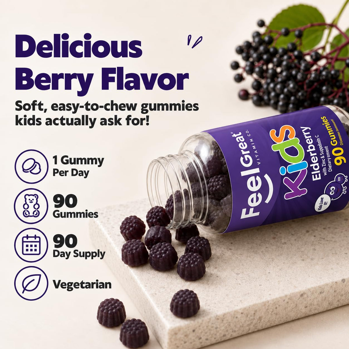 The Feel Great Vitamin Company Feel Great Vitamin Co. Elderberry