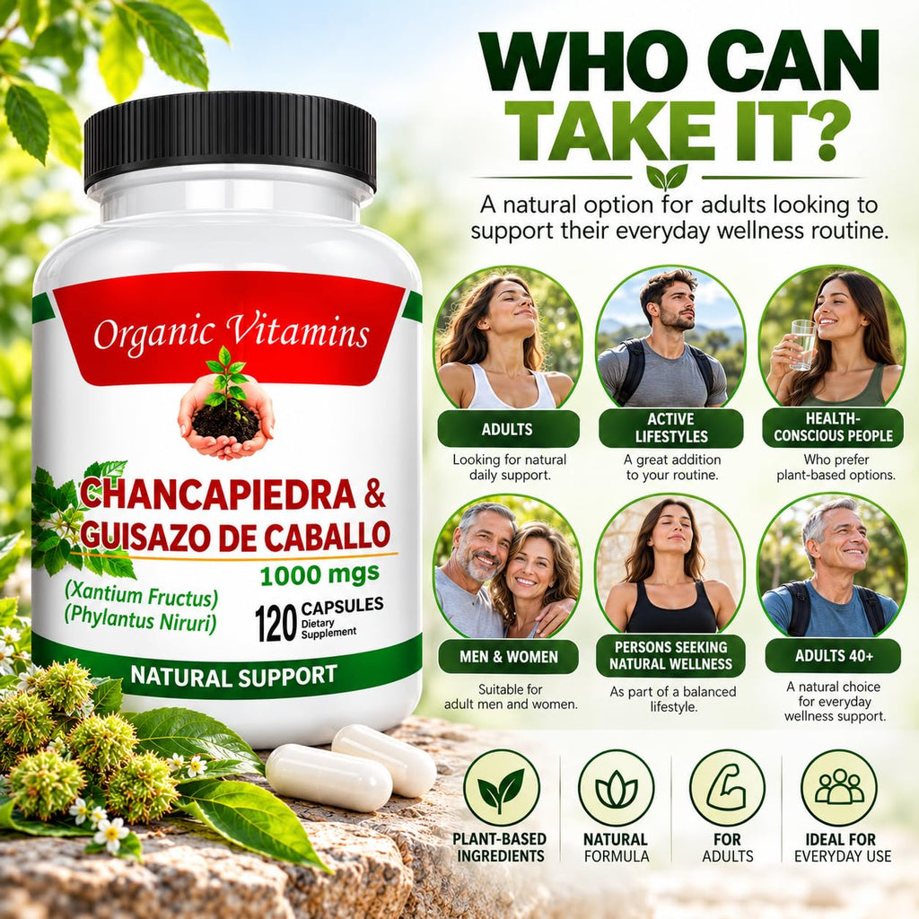 Guizazo Plus Chancapiedra Herbal Supplement - 120 Capsules - image 4