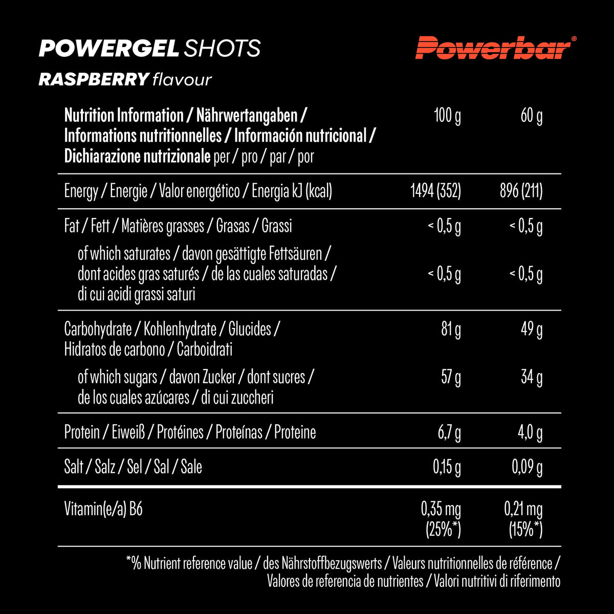 Powerbar Powergel Shots Raspberry Energy Chews - 24 Count - image 2