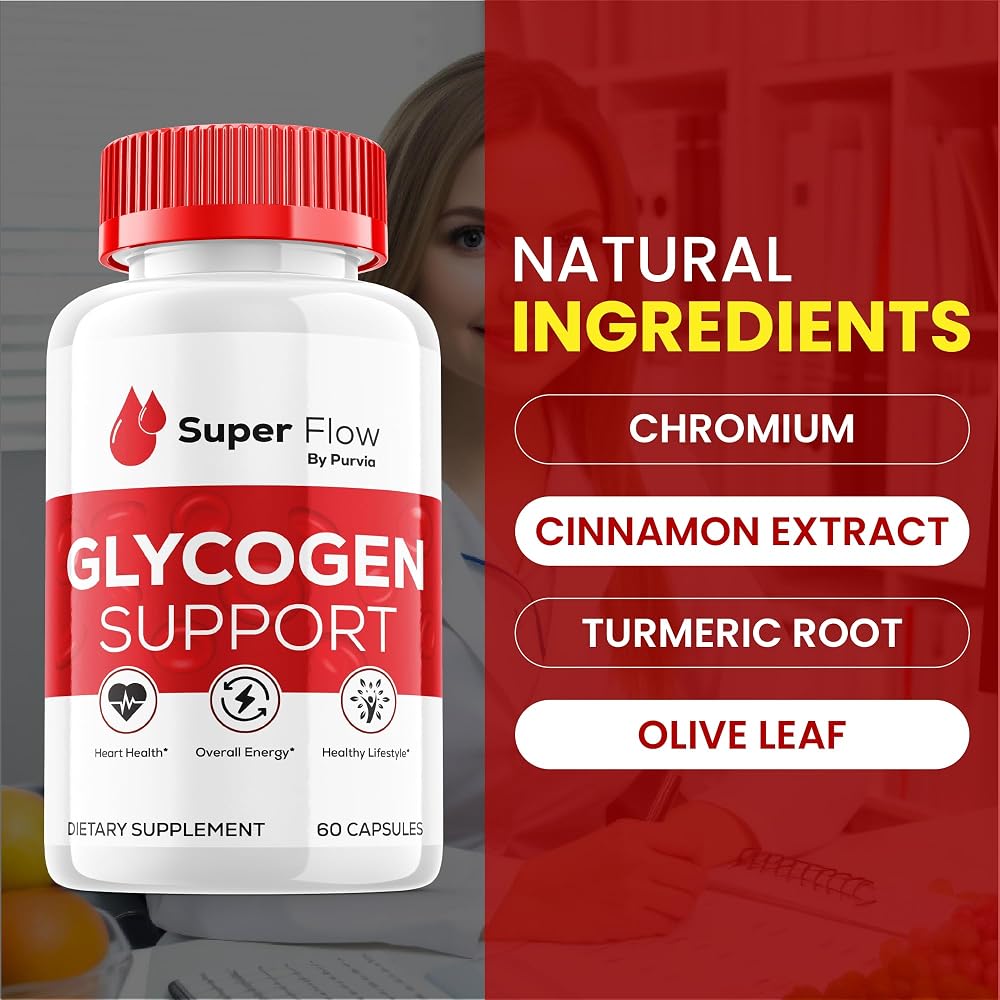 Purvia Super Flow Glycogen Optimizer - 180 Capsules - image 4