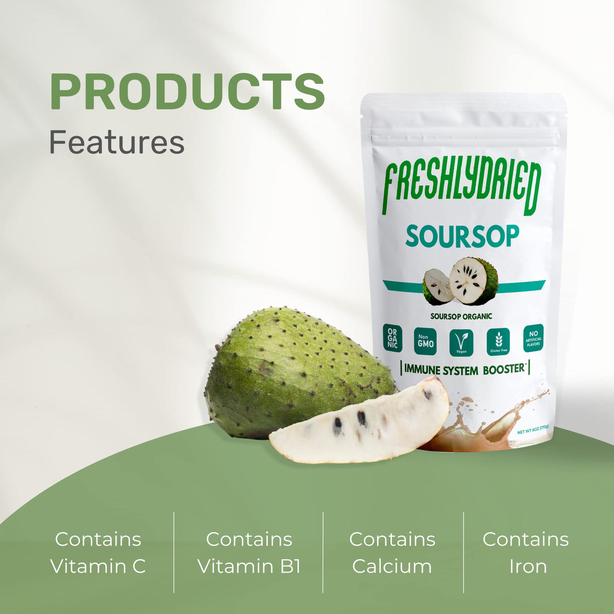 Freshlydried Concentrated Soursop Graviola Powder - 6 Ounces - image 5