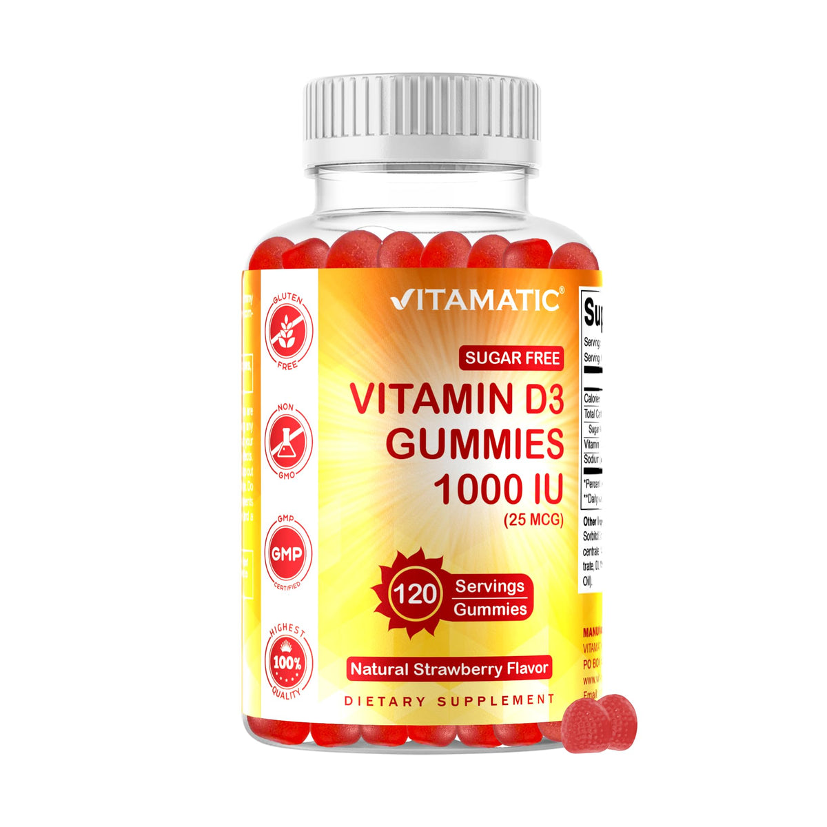 Vitamatic Sugar Free Vitamin D3 50