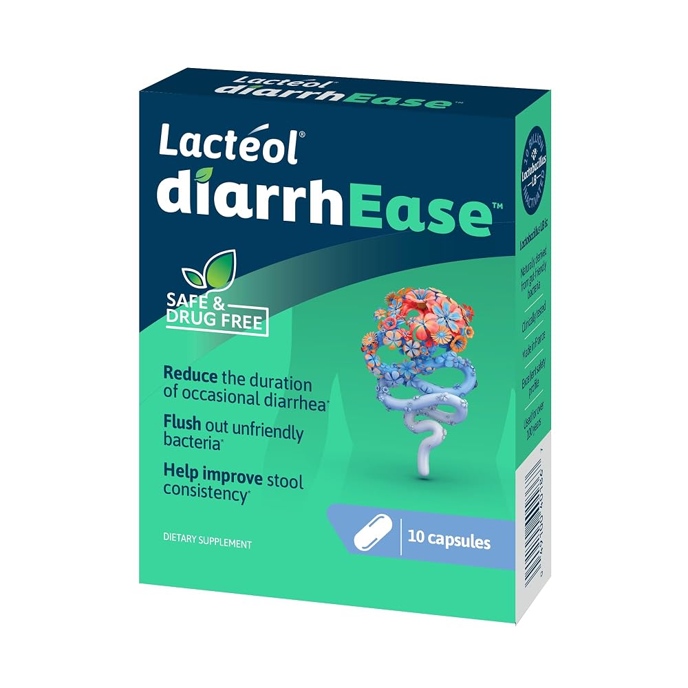 Lactéol diarrhEase Postbiotic for Occasional Diarrhea - 10 Capsules - image 2