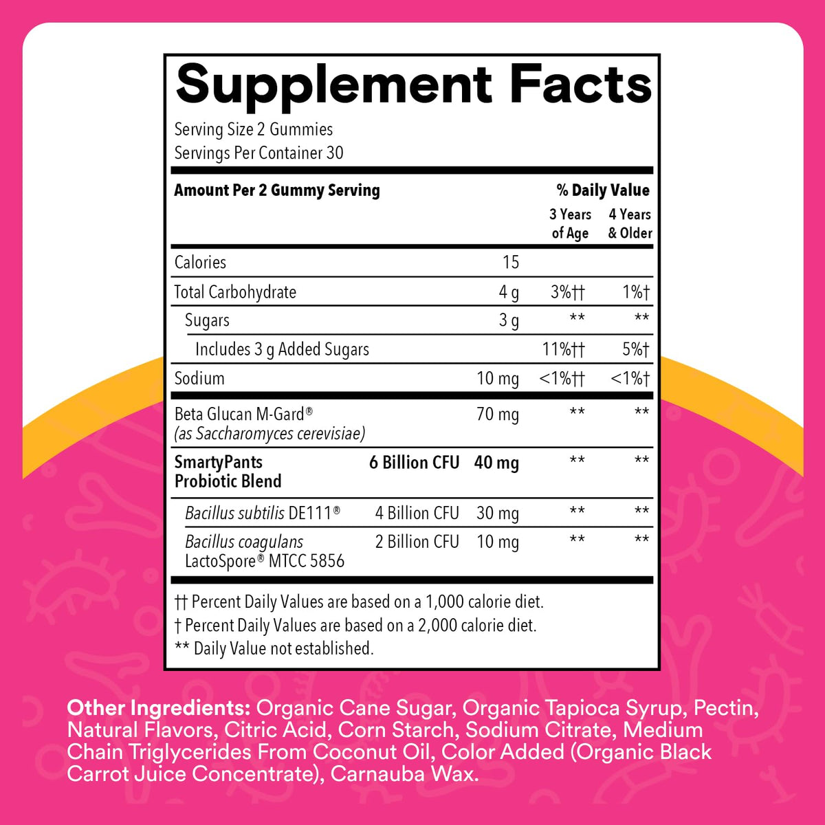 SmartyPants Kids Probiotic & Prebiotic Gummies for Digestive Health