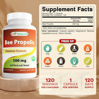 Best Naturals Bee Propolis 500 mg 120 Capsules - image 3
