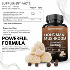 Darkingwings Lion's Mane Mushroom Supplement for Focus - 60 Capsules - image 2