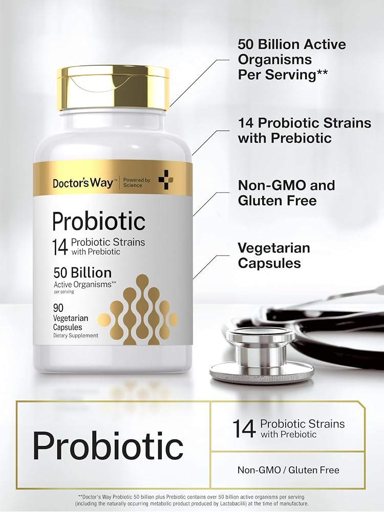 Doctor's Way Probiotic 50 Billion CFU 14 Strains - 90 Capsules - image 4