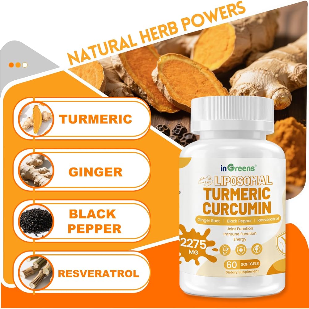 inGreens Liposomal Turmeric Supplement