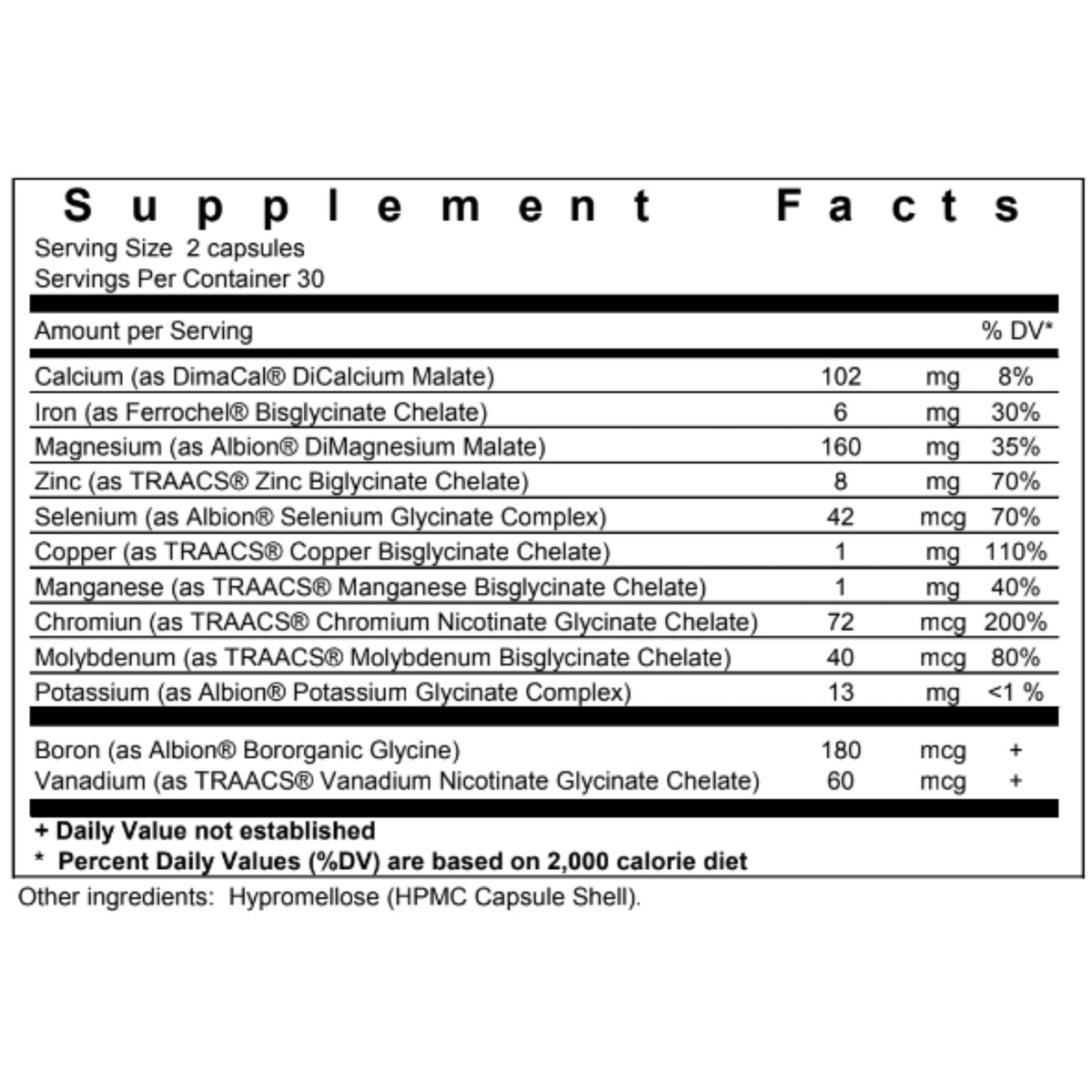 BioPharma Scientific NanoMinerals Chelated Trace Minerals - 60 Capsules - image 5