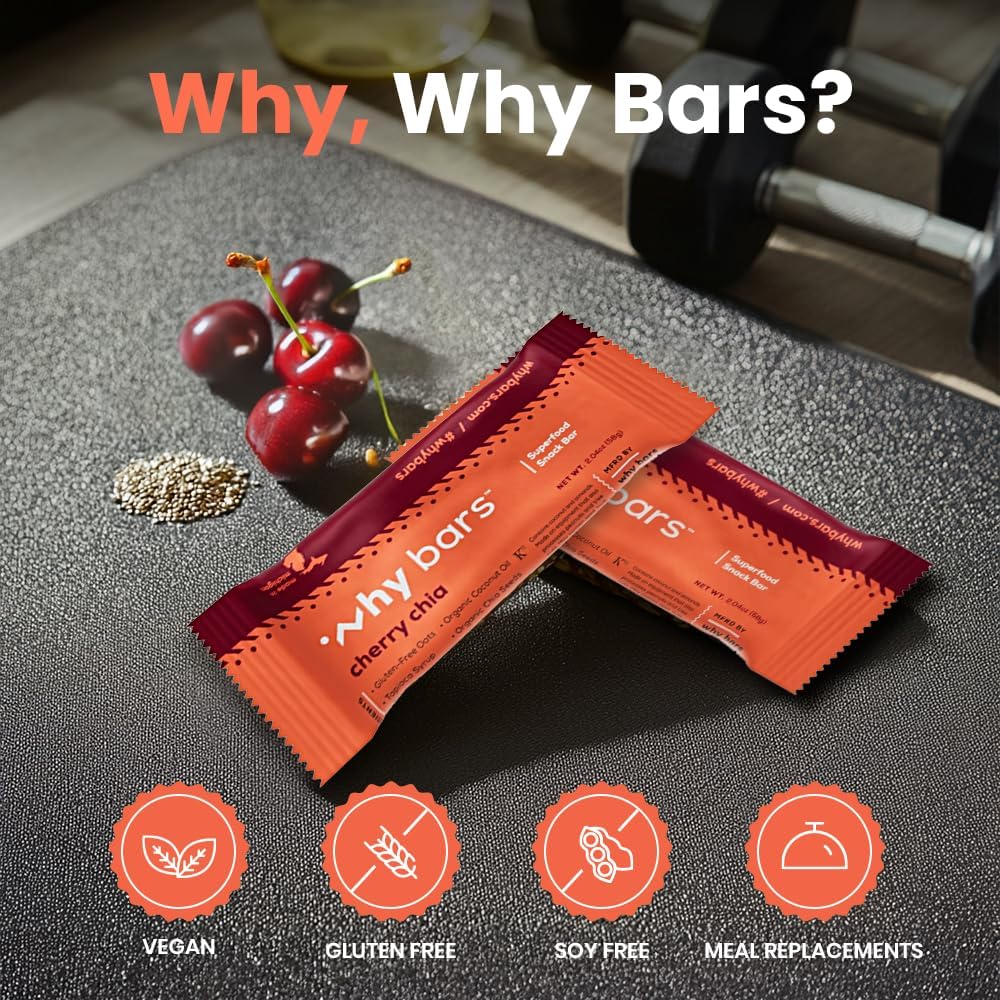Why Bars, Superfood Protein Bars, 2.04 Ounce Bars - Protein Bar