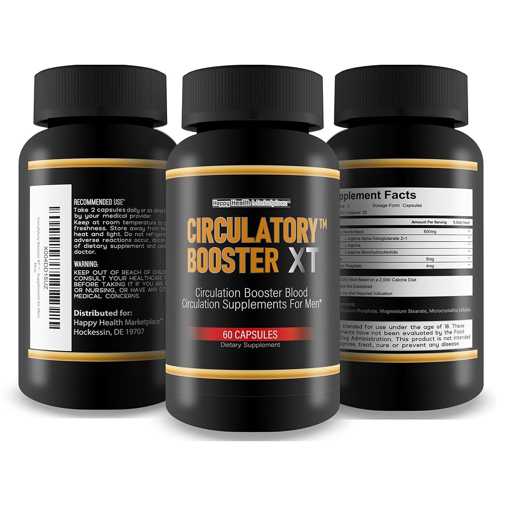 Happy Health Marketplace Circulatory Booster XT Blood Flow Support - 60 Capsules - image 4