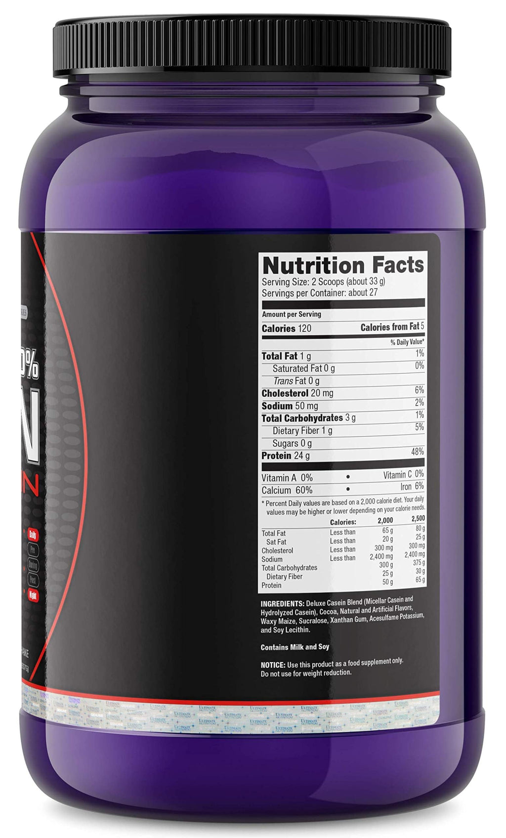 Ultimate Nutrition Prostar 100% Casein Protein Powder