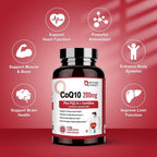 NATURE TARGET CoQ10 200mg with PQQ & L-Carnitine - 120 Softgels - image 5