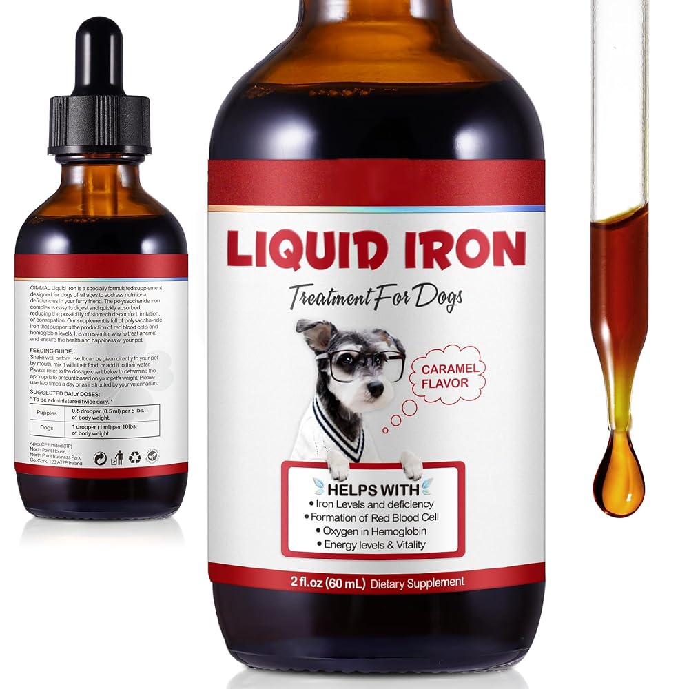 FSLHCY Iron Supplement for Dogs Liquid - 2 fl oz