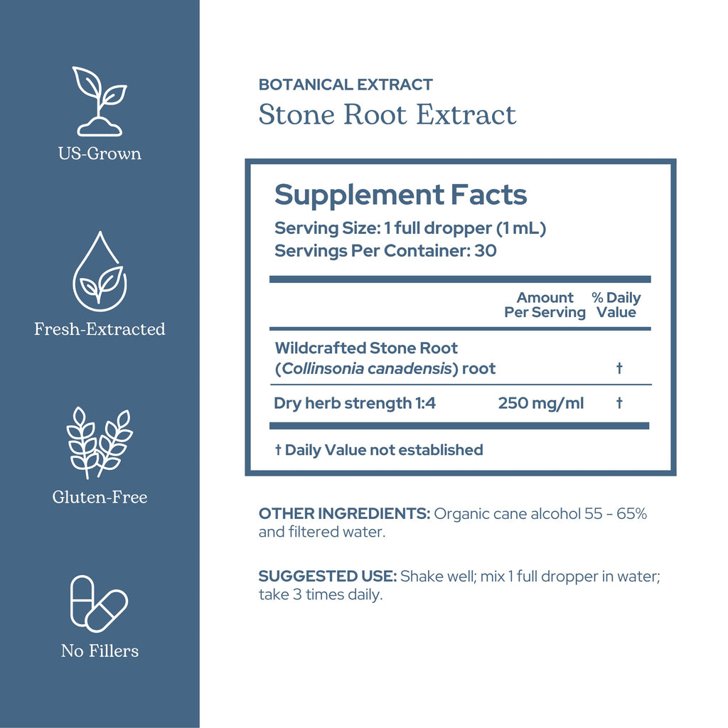 Eclectic Institute Stone Root Extract Liquid Drops Urinary Support - 1 fl oz - image 2