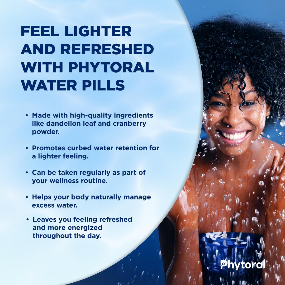 PHYTORAL Water Away Diuretic Pills for Swollen Legs - 60 Capsules - image 6