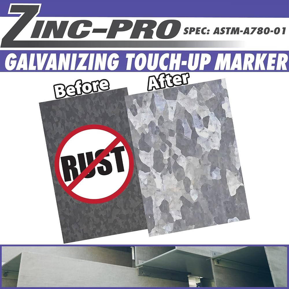 Super Met-Al Zinc-Pro Galvanizing Touch-Up Marker - 3 Pack - image 2