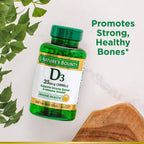 Nature's Bounty Vitamin D3 1000 IU Rapid Release - 750 Softgels - image 6
