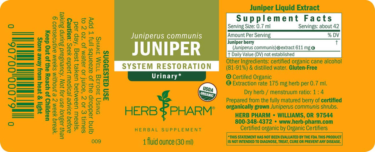Herb Pharm Juniper Liquid Extract for Urinary System Support - 1 Fl Oz - image 5