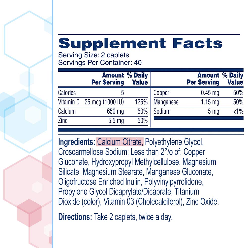 Citracal Calcium Citrate With Vitamin D Coated Caplets - 360 Count - image 4
