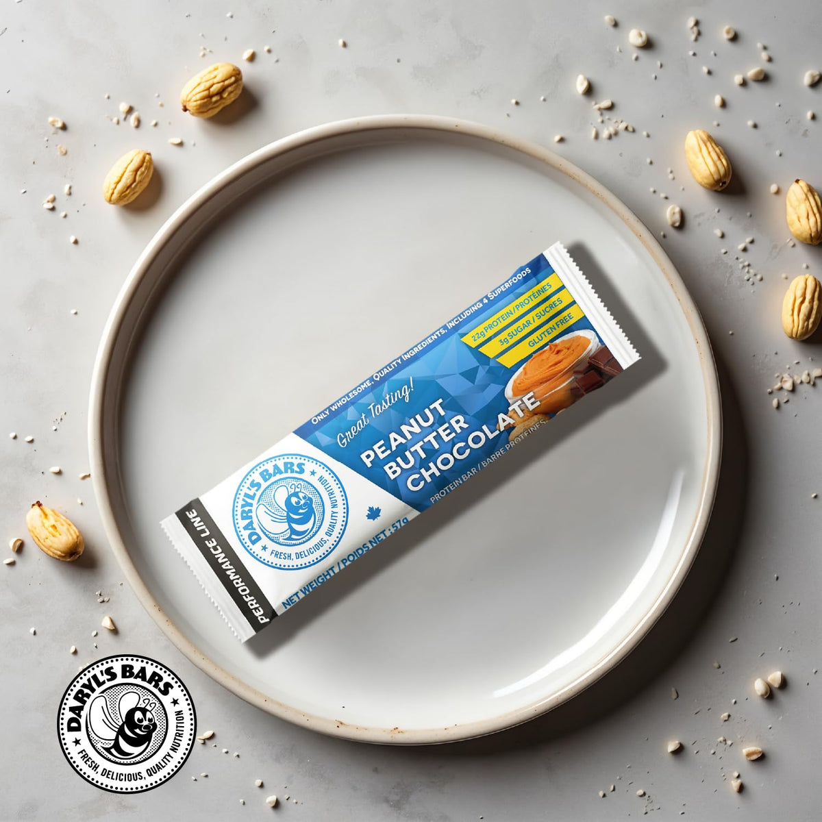 Daryl's Bars Chocolate Bars with a yummy chocolaty taste and Energy