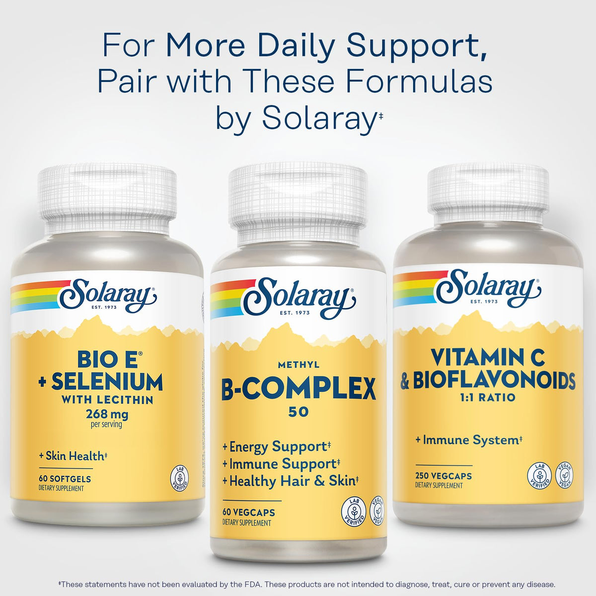 SOLARAY Bio Vitamin E with Selenium - 60 Softgels - image 6