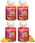 The Feel Great Vitamin Company Feel Great Omega 3 DHA Gummies for Kids