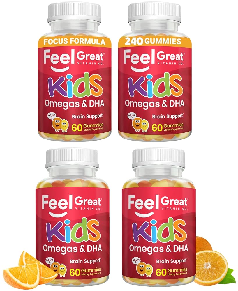 The Feel Great Vitamin Company Feel Great Omega 3 DHA Gummies for Kids