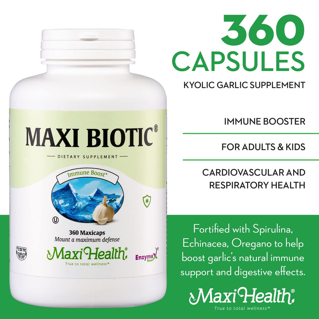 Maxi Biotic - Aged Garlic Extract - Immune Booster - Extra Strength