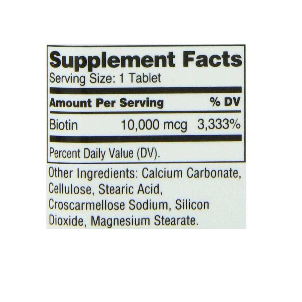 21st Century Biotin 10000 mcg Vitamin B7 - 360 Tablets - image 2