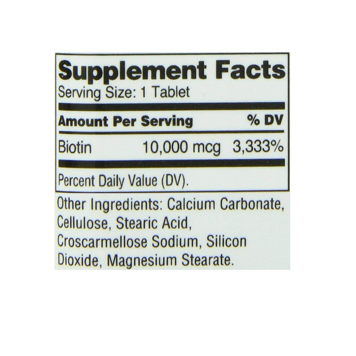 21st Century Biotin 10000 mcg Vitamin B7 - 360 Tablets - image 2