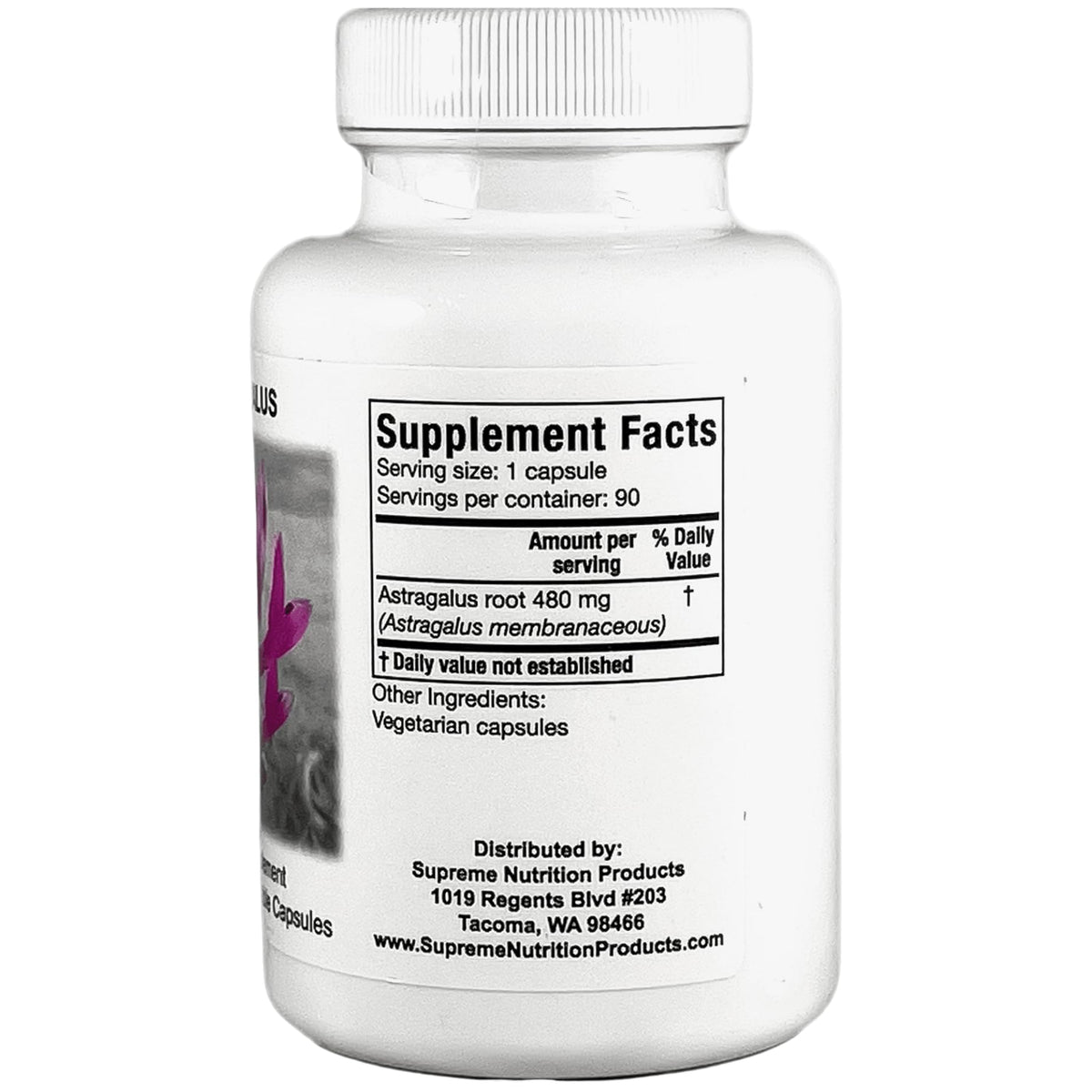 Supreme Nutrition Astragalus Supreme - 90 Vegetarian Capsules - image 2