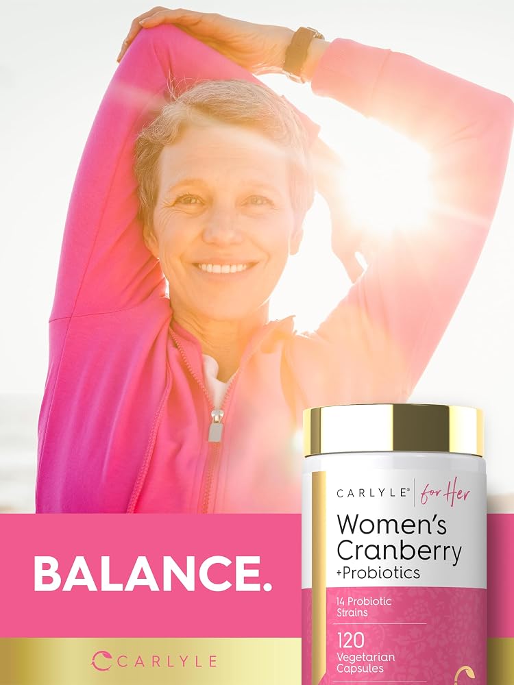 Carlyle Women's Cranberry Plus Probiotics - 120 Vegetarian Capsules - image 6
