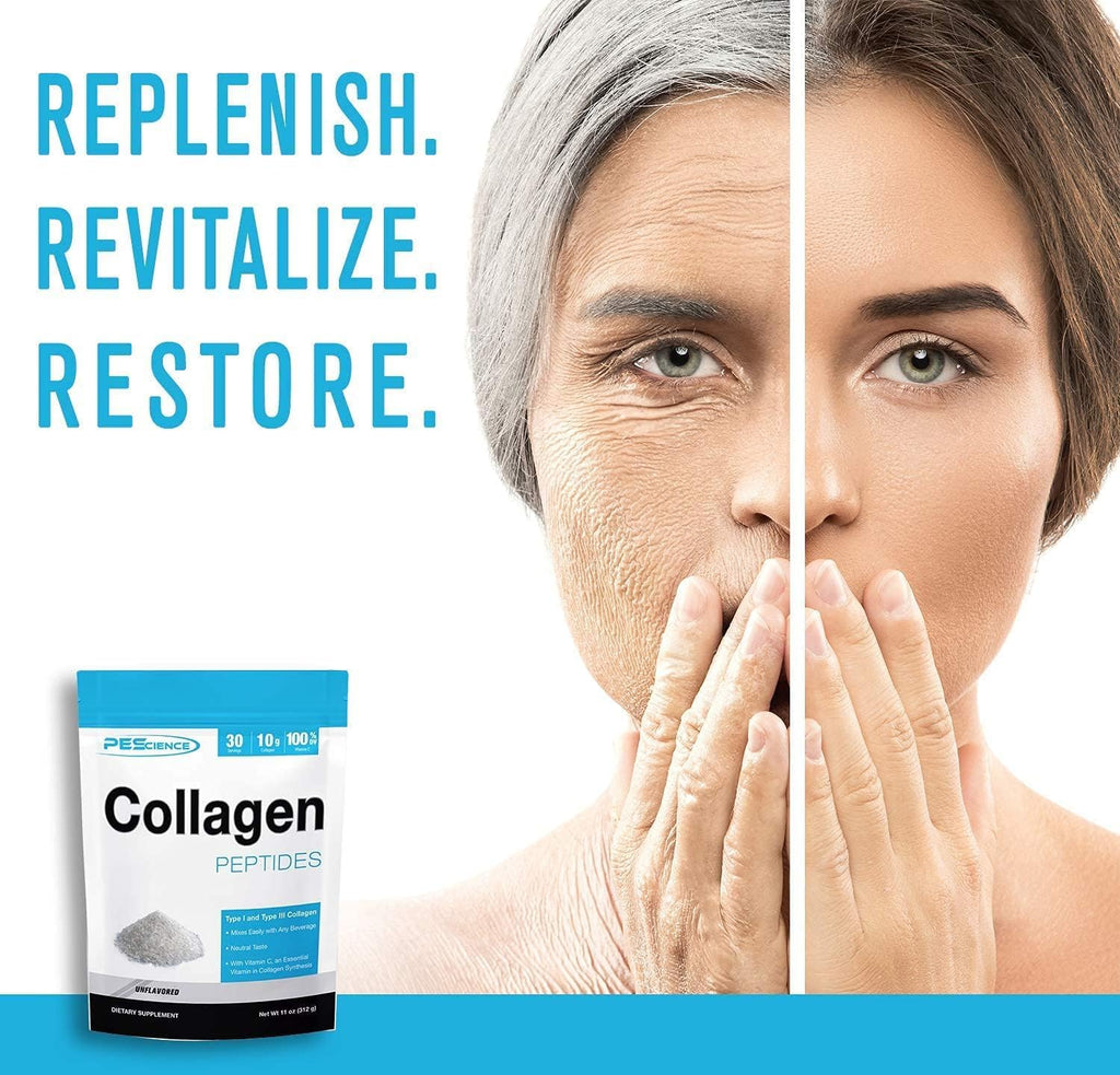 PEScience Collagen Peptides Powder Type I & III with Vitamin C - 11 oz - image 5