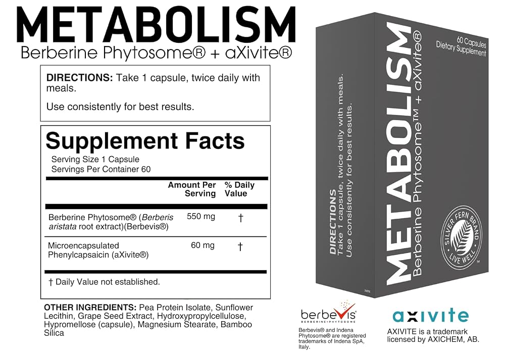 Silver Fern Metabolism Supplement - 60 Capsules - image 3