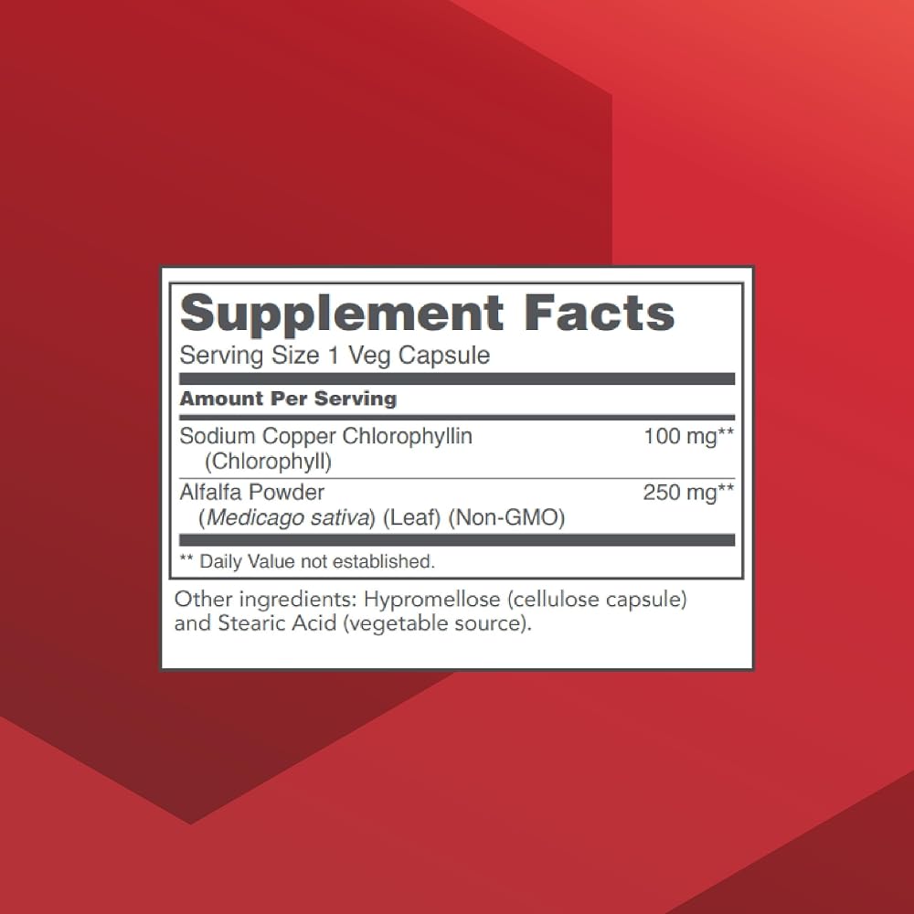 PROTOCOL FOR LIFE BALANCE Chlorophyll, Detox Cleanse, 90 Veg Caps - image 2