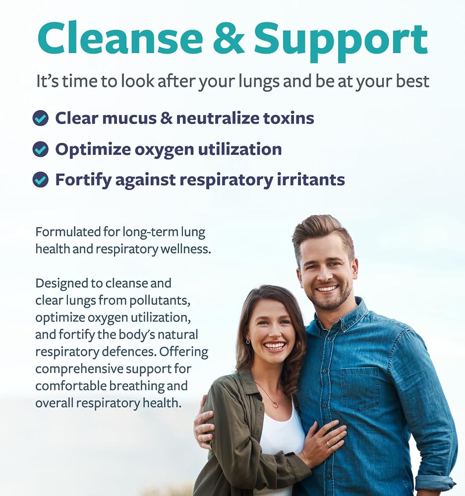 Healths Harmony Respiratory Support Supplement Deep Lung Cleanse