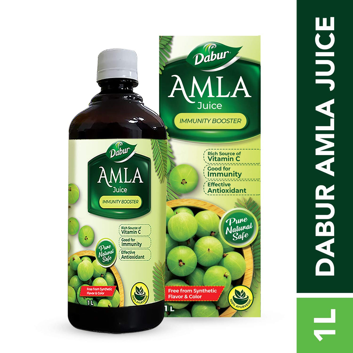 Dabur Amla Juice Vitamin C - 33.81 Fl Oz - image 2
