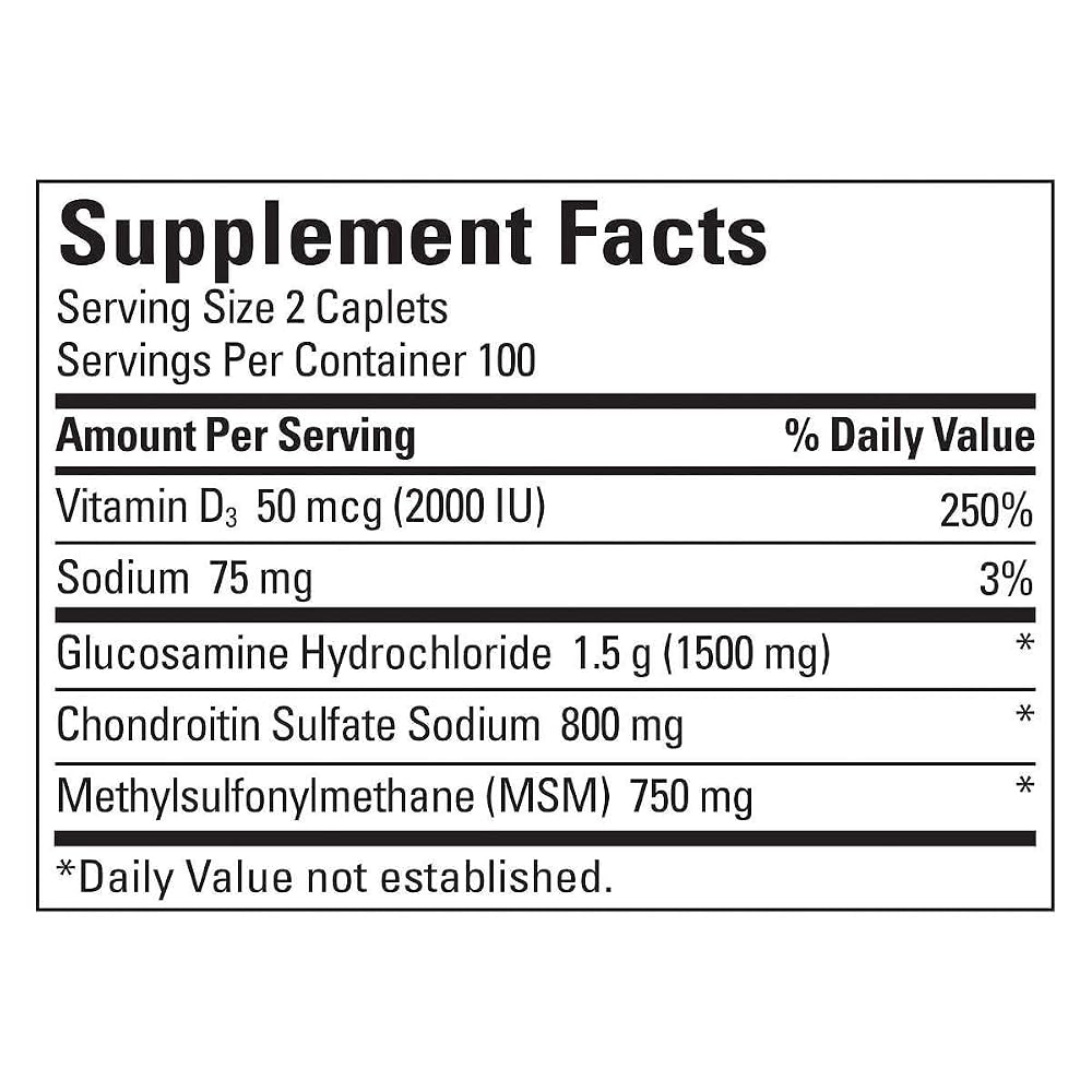 Nature Made Triple Flex UnflavoredCapletAdultunisexGlucosamine - image 3