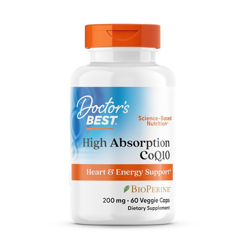 Doctor's BEST High Absorption CoQ10 200mg with BioPerine