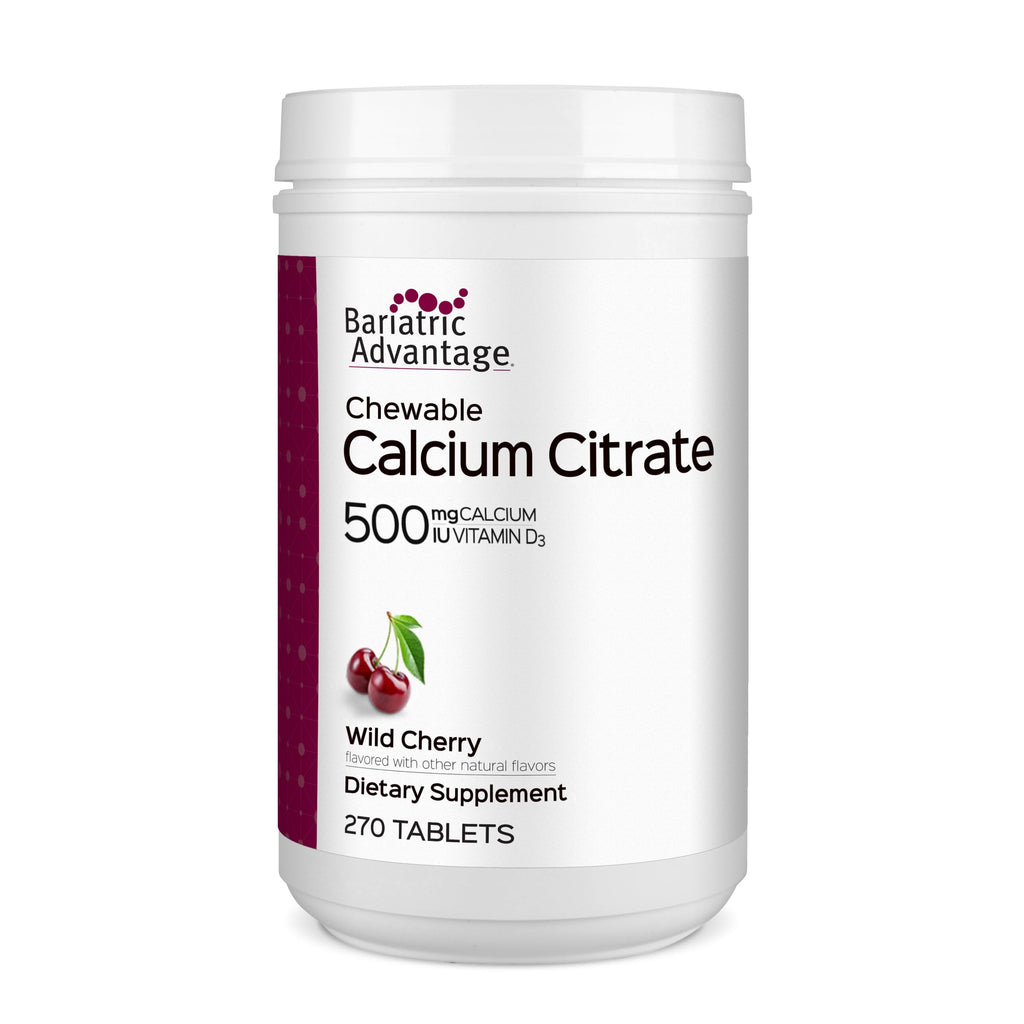 Bariatric Advantage Calcium Citrate Chewable, Wild Cherry - 270 Tablets