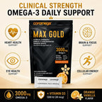 Coromega MAX Gold Omega-3 Fish Oil + Vitamin D - 30 Packets - image 7