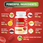 Itharoventis Cholesterol Lowering Supplements Red Yeast Rice - 90 Softgels - image 4