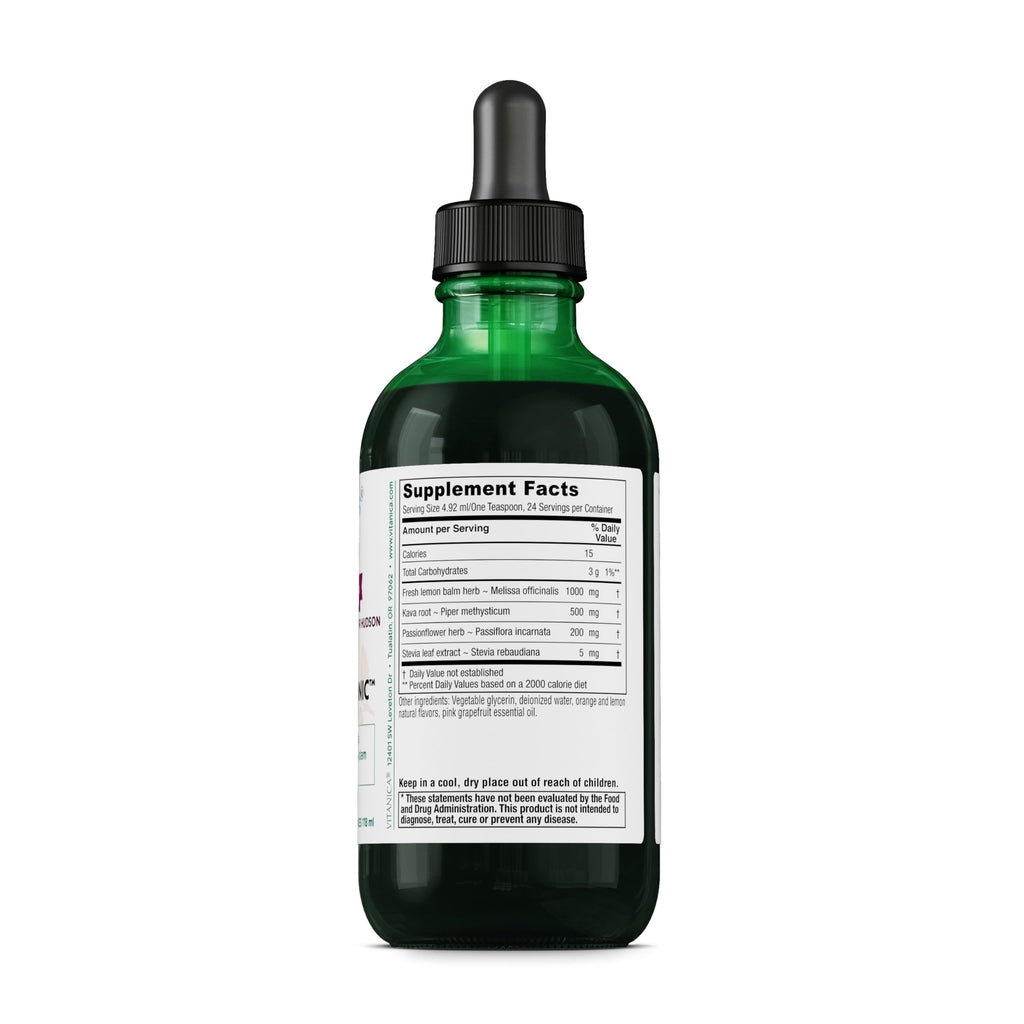 Vitanica Daily Calm Tonic, Nervous System Support, Vegan